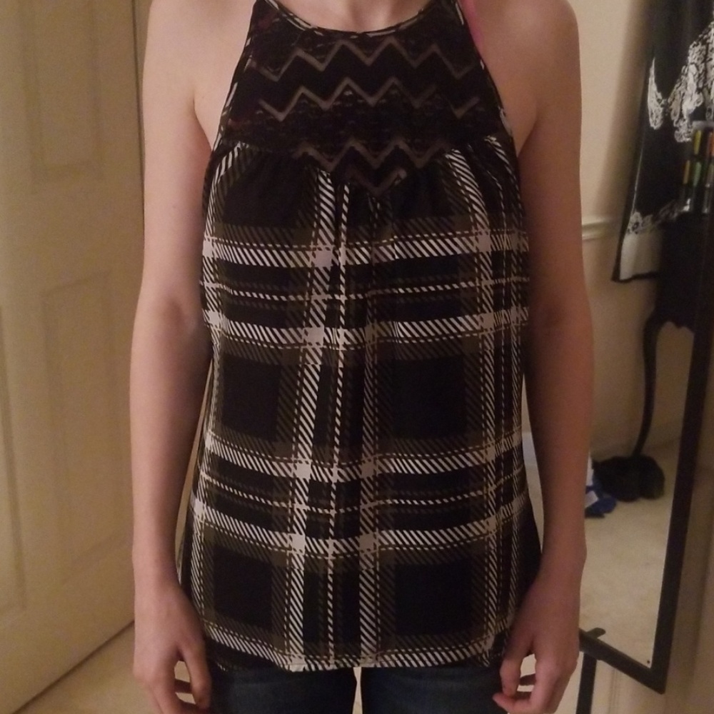 Bikini string blouse